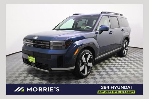Atlantic Blue 2026 Hyundai SANTA FE HEV Limited
