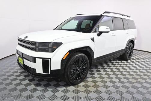 White 2026 Hyundai SANTA FE HEV Calligraphy