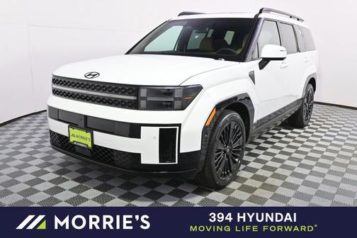 White 2026 Hyundai SANTA FE HEV Calligraphy