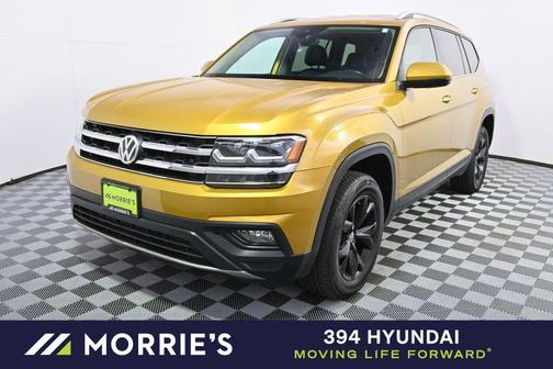 Kurkuma Yellow Metallic 2018 Volkswagen Atlas 3.6L SE w/Technology
