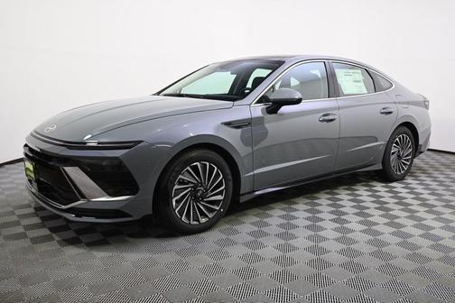 Blue 2026 Hyundai SONATA Hybrid SEL