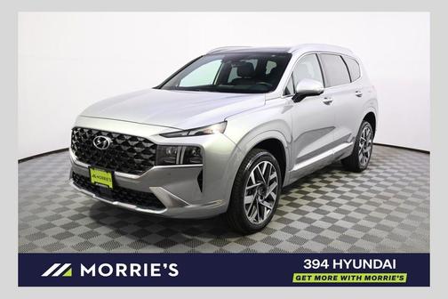 Shimmering Silver 2023 Hyundai SANTA FE Calligraphy