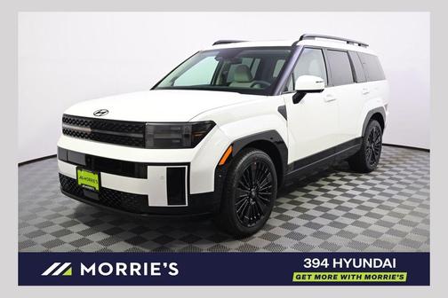 White 2026 Hyundai SANTA FE HEV Calligraphy