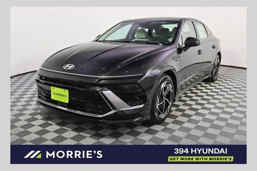 Black 2026 Hyundai SONATA SEL Sport