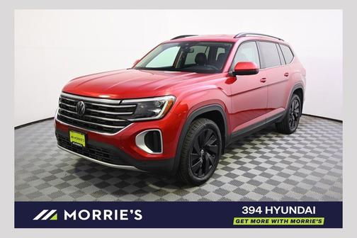 Aurora Red Metallic 2024 Volkswagen Atlas 2.0T SE