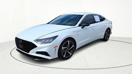 Quartz White 2021 Hyundai SONATA SEL Plus