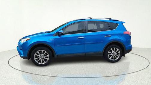 Electric Storm Blue 2017 Toyota RAV4 Hybrid Limited