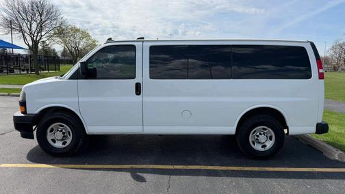 White 2018 Chevrolet Express 3500 LS
