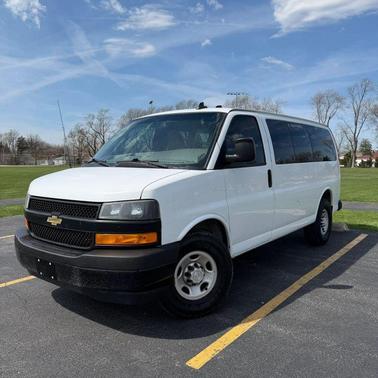 White 2018 Chevrolet Express 3500 LS