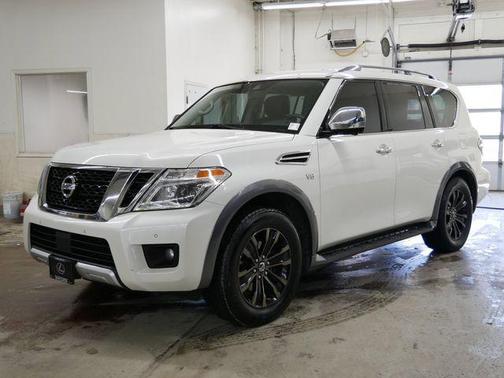 Pearl White 2018 Nissan Armada Platinum