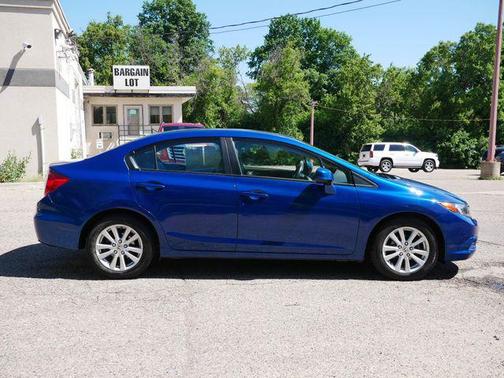 Dyno Blue Pearl 2012 Honda Civic EX