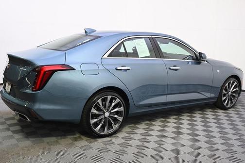 Steel Metallic 2023 Cadillac CT4 Premium Luxury