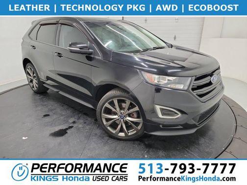 Shadow Black 2018 Ford Edge Sport