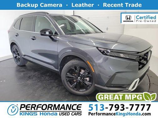 Gray 2024 Honda CR-V Hybrid Sport Touring AWD