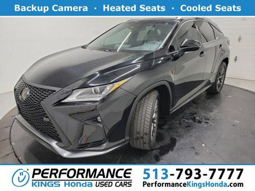 Black 2018 Lexus RX 350 F Sport