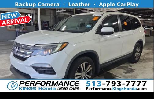 White Diamond Pearl 2017 Honda Pilot EX-L