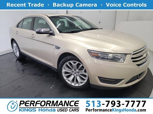 White Gold Metallic 2017 Ford Taurus Limited