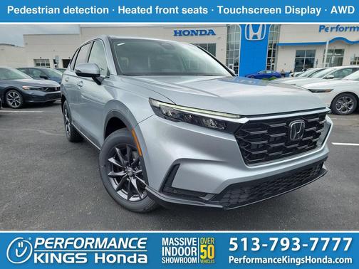 Solar Silver Metallic 2026 Honda CR-V EX-L AWD