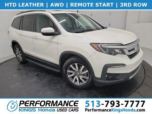 White Diamond Pearl 2019 Honda Pilot EX-L