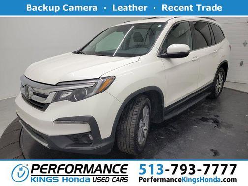White Diamond Pearl 2019 Honda Pilot EX-L