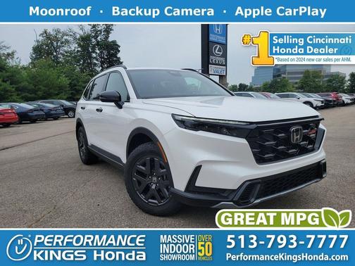 Platinum White Pearl 2026 Honda CR-V Hybrid TrailSport AWD