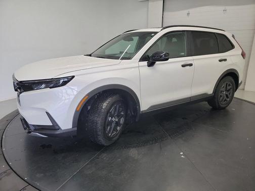 Platinum White Pearl 2026 Honda CR-V Hybrid TrailSport AWD