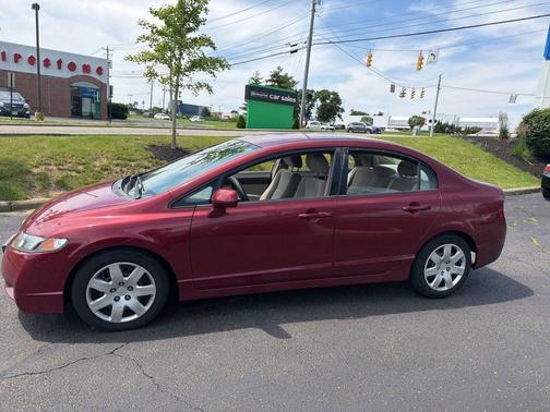 Tango Red Pearl 2010 Honda Civic LX