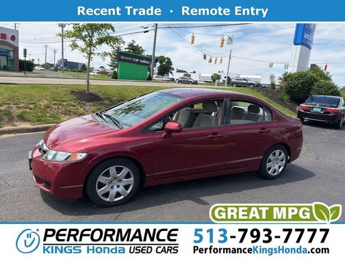 Tango Red Pearl 2010 Honda Civic LX
