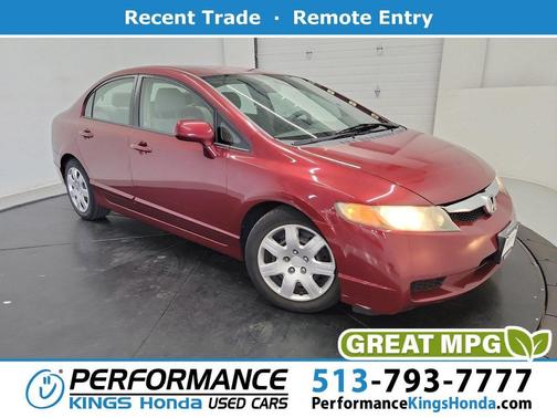Tango Red Pearl 2010 Honda Civic LX