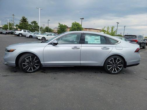 Solar Silver Metallic 2026 Honda Accord Hybrid Touring