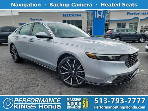 Solar Silver Metallic 2026 Honda Accord Hybrid Touring