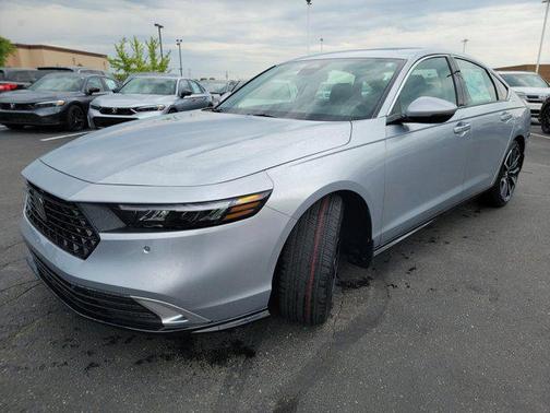 Solar Silver Metallic 2026 Honda Accord Hybrid Touring
