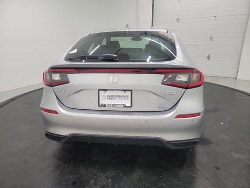 Solar Silver Metallic 2025 Honda Civic Hybrid Sport Touring