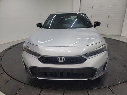 Solar Silver Metallic 2025 Honda Civic Hybrid Sport Touring