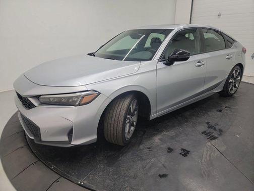 Solar Silver Metallic 2025 Honda Civic Hybrid Sport Touring