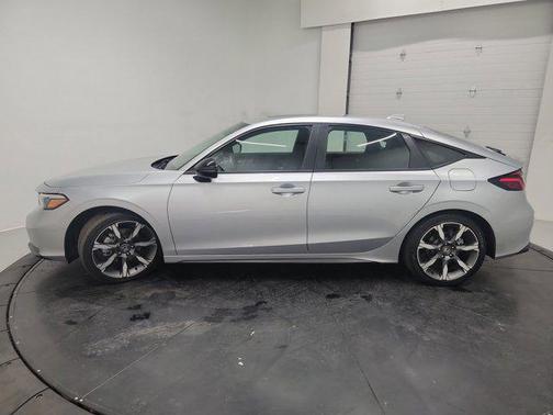 Solar Silver Metallic 2025 Honda Civic Hybrid Sport Touring