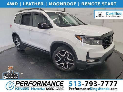 Platinum White Pearl 2023 Honda Passport AWD Elite