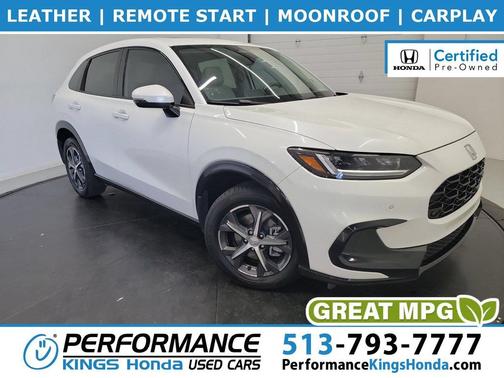 Platinum White Pearl 2024 Honda HR-V EX-L