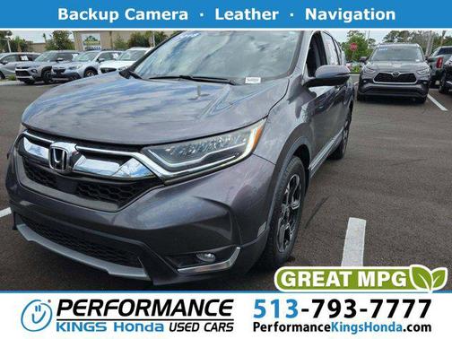 Gray 2018 Honda CR-V Touring