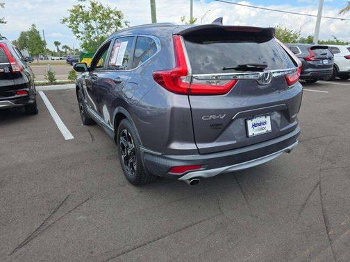 Gray 2018 Honda CR-V Touring