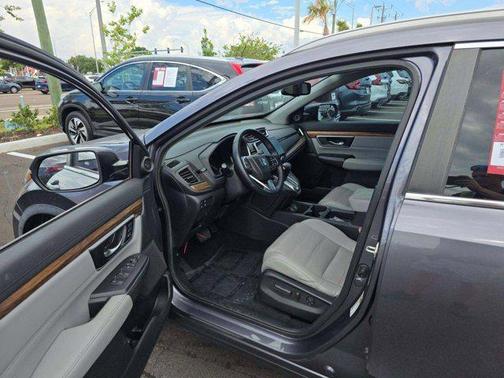 Gray 2018 Honda CR-V Touring