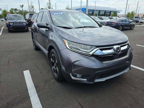 Gray 2018 Honda CR-V Touring