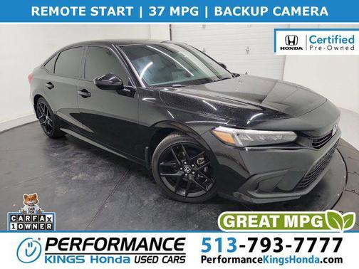 Crystal Black Pearl 2024 Honda Civic Sport