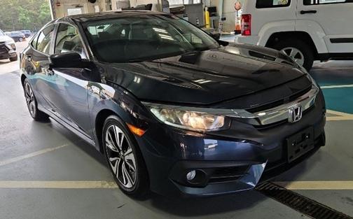 Cosmic Blue Metallic 2017 Honda Civic EX-L