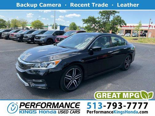 Crystal Black Pearl 2017 Honda Accord Sport SE