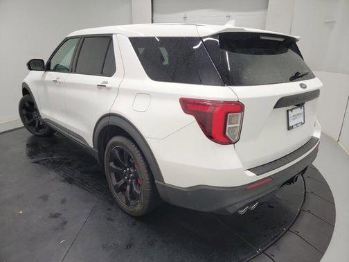 Star White Metallic Tri-Coat 2021 Ford Explorer ST