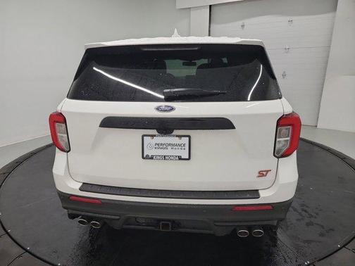 Star White Metallic Tri-Coat 2021 Ford Explorer ST