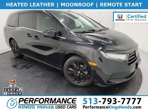 Crystal Black Pearl 2023 Honda Odyssey Sport