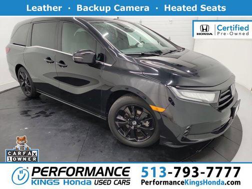 Crystal Black Pearl 2023 Honda Odyssey Sport