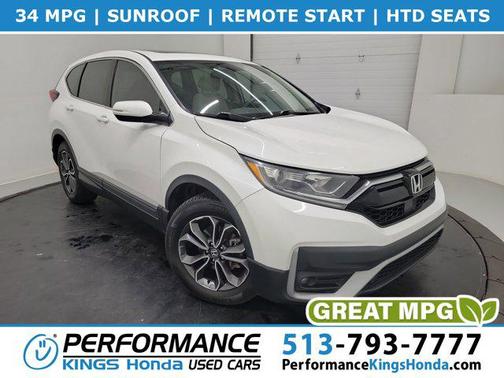 Platinum White Pearl 2021 Honda CR-V 2WD EX